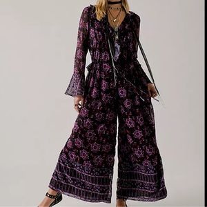 Free People x Anna Sui Cassiel Printed Jumpsuit